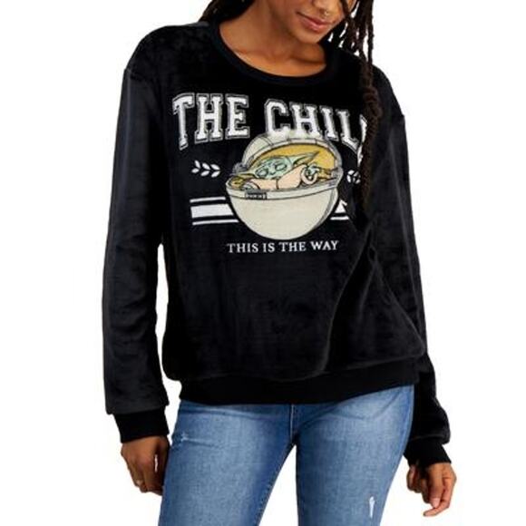 Disney Juniors' the Child Cozy Pullover Top Med NWT - Picture 1 of 2